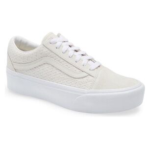 Vans Old Skool Platform Suede Sneakers Size 8